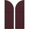 Ekena Millwork Americraft 5-Board (2 Batten) Wood Joined Board-n-Batten Shutters w/ Arch Top, ARW101BQ518X77WRH, PR ARW101BQ518X77WRH - alternate 1